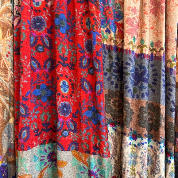 Natural Life Multicolor Patchwork Maxi Skirt - Picture 5 of 11